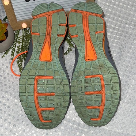 Nike Reax Run (599562-008) Size 9 Gray/Orange/Teal. 🏋️‍♀️ - Picture 8 of 8
